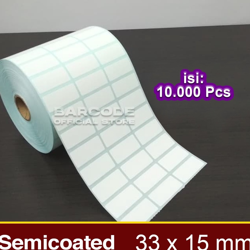 

Hemat Label Stiker Barcode 33 x 15 mm 3 Semicoated Isi 1 pcs