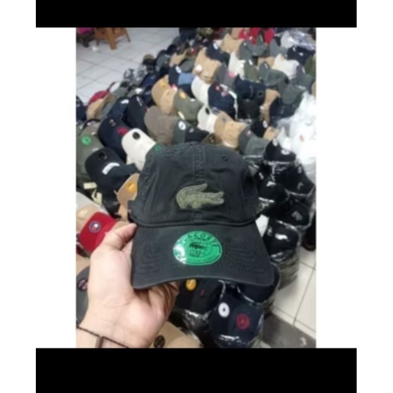 Topi Baseball Lacoste 100% High Quality Topi Pria Dan Wanita