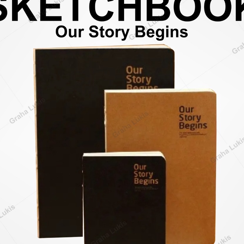 

Murah Our Story Begins Sketchbook Buku Sketch Book Our Story Begins