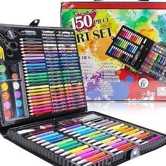 

HJ6 crayon set 15pcs anak cat air mewarnai anak set gambar anak mengganbar anak pensil warna set