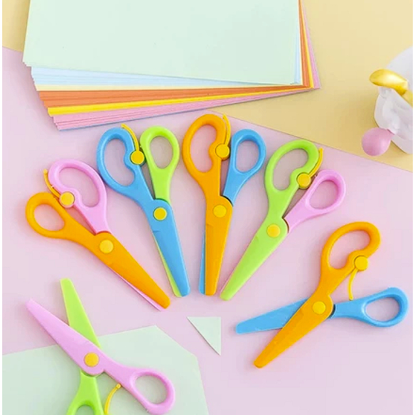 

Gunting Mini Aman Untuk Anak - Paper Scissors For Kids - Gunting Kertas Mini