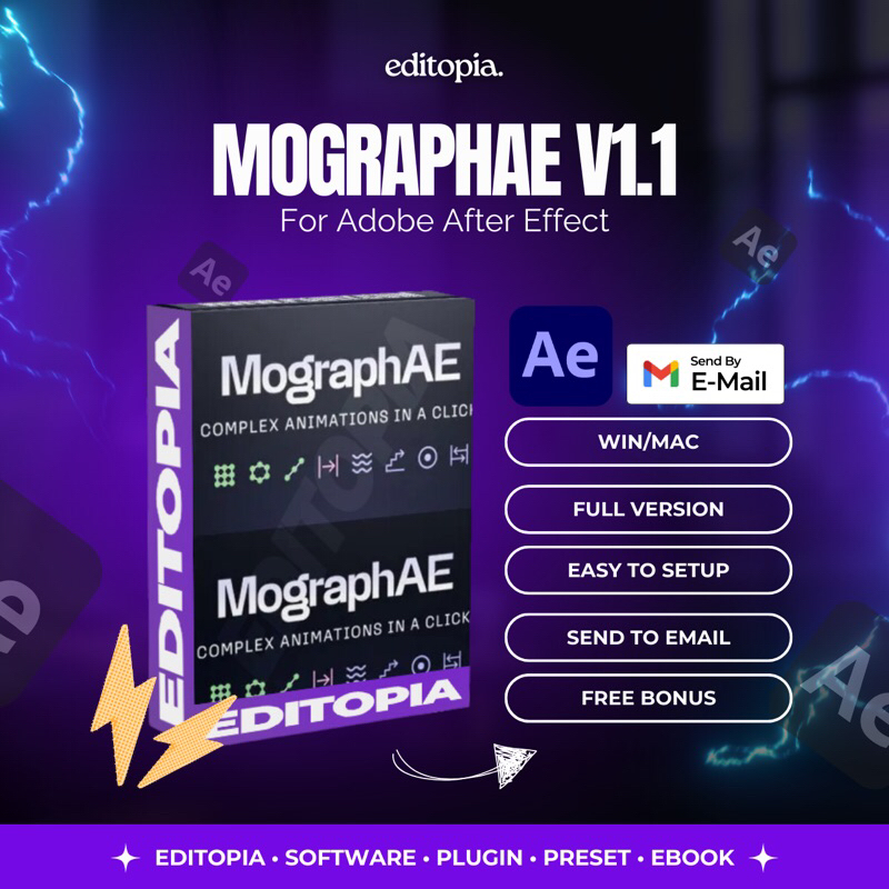 MographAE v1.1 Win/Mac - After Effects Plugin