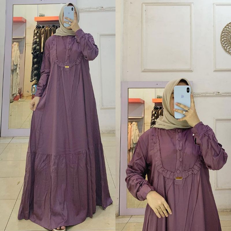 GAMIS NATALIA MAXY-GAMIS KRINGKEL AIRFLOW-GAMIS KRINGKEL JUMBO TERBARU