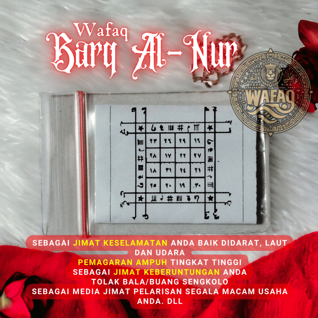 

Kertas Waffaq Barq Al-Nur Untuk Keselamatan Dan Keberuntungan