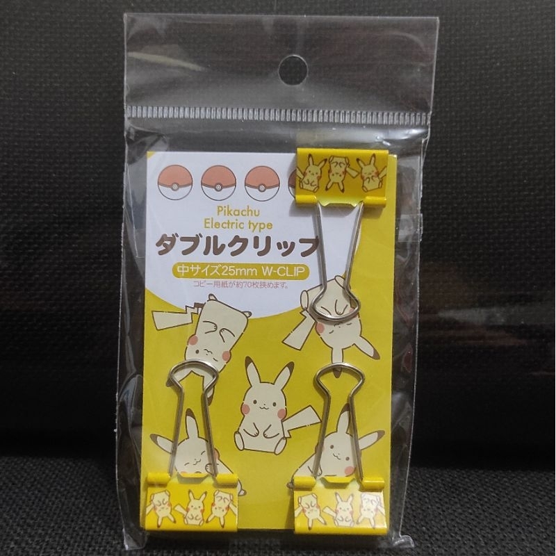 

Paper Clip Klip Kertas Pokemon Pikachu Original Jepang MIP