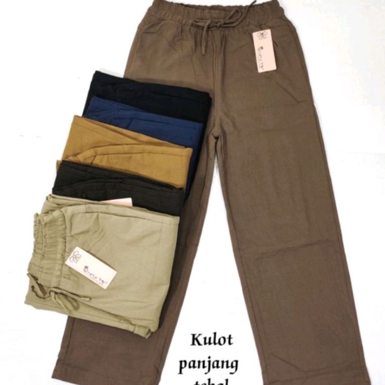 Tren Kekinian kulot denim simple me