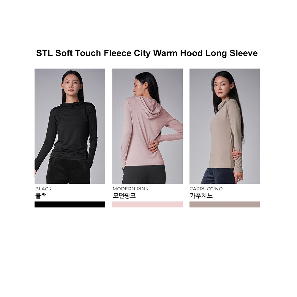 STL Korea Soft Touch Fleece City Warm Hoodie Long Sleeve