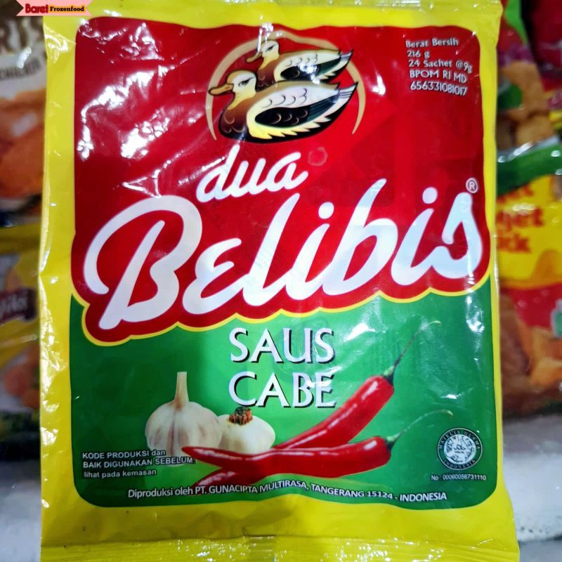 

Saus cabe sachet merek 2 belibis