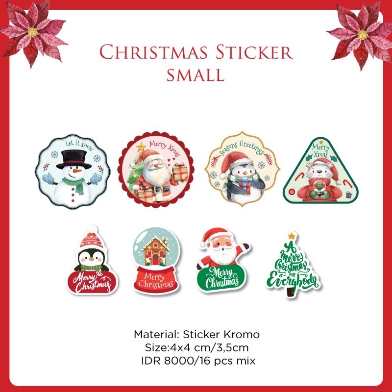 

Label stiker kisscut design natal terbaru bisa hias toples kado dan ucapan