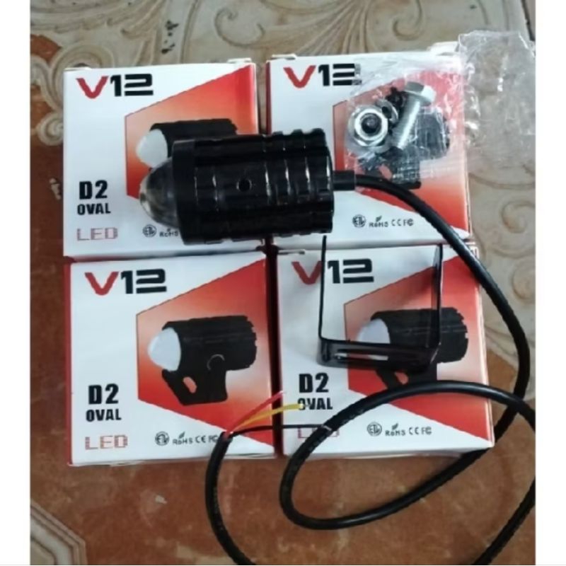 Lampu Tembak Sorot Led D2 mini Laser D2 V12  Satuan