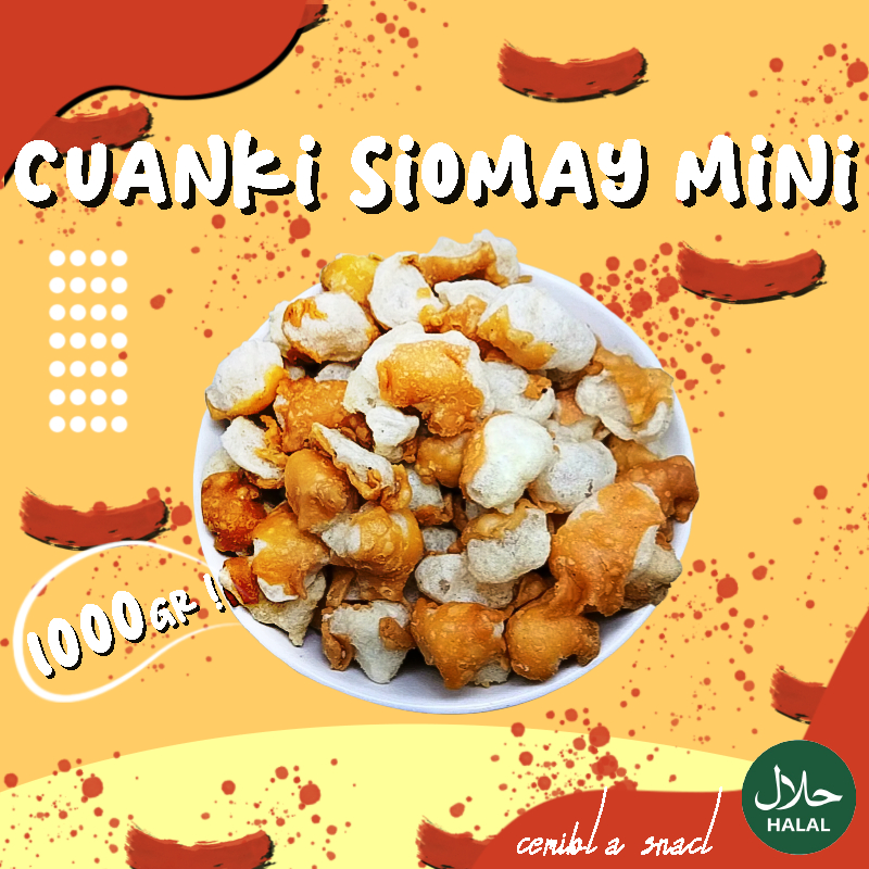 

Cuanki Somay Mini 1KG Siomay Kering Mini - Siomay Kerikil - Gurilem - Batagor - Toping Seblak