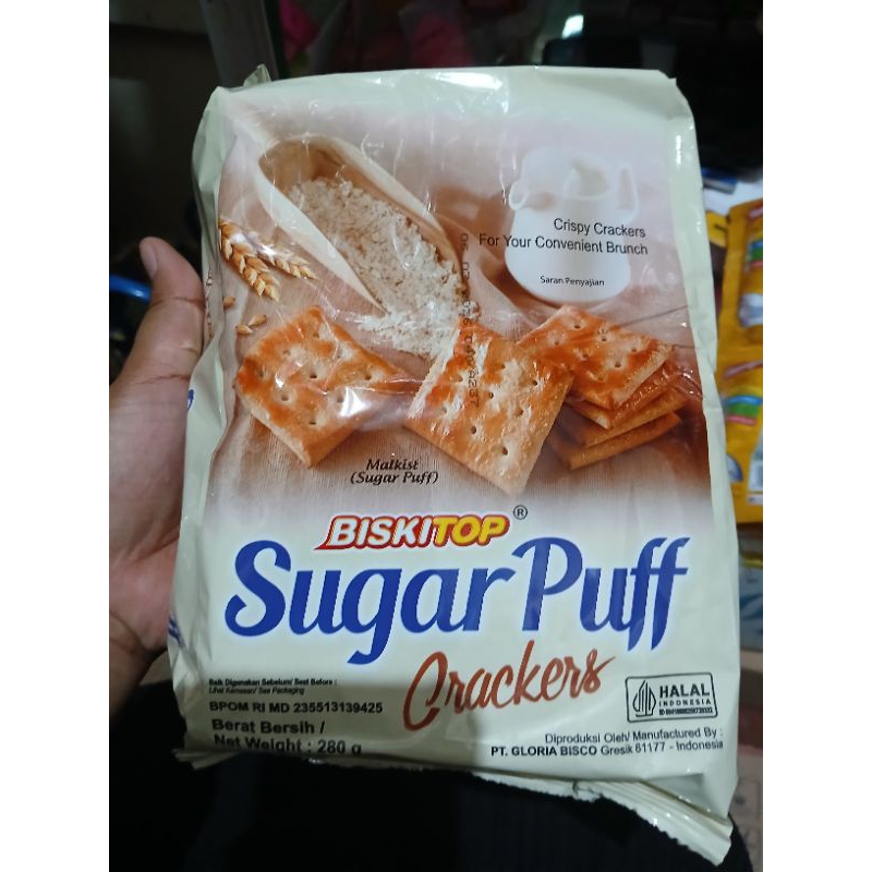 

Sugar Puff Crackers Biskitop 280 gram