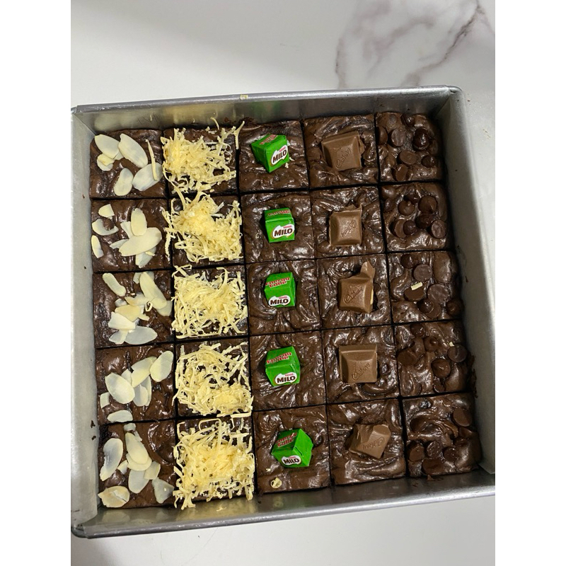 

Fudgy Brownies Sekat