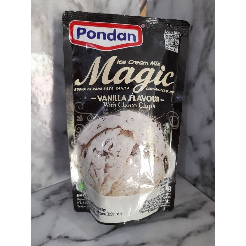 

PONDAN es krim mix magic vanilla flavour with chocochips