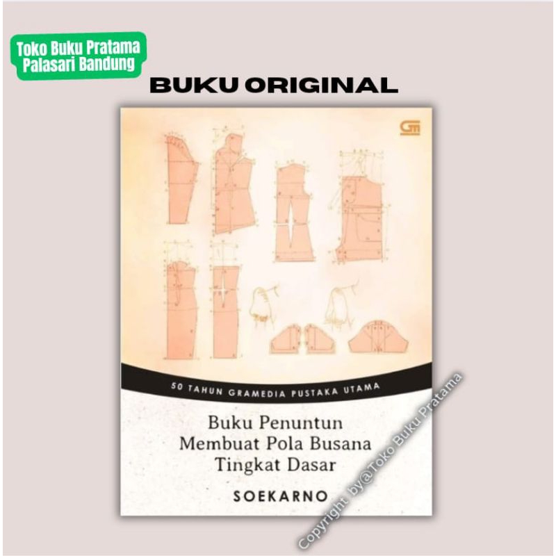 Buku Menjahit Tingkat Dasar - Soekarno - ORI
