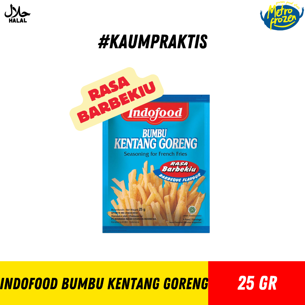 

INDOFOOD Bumbu Kentang Goreng All Varian 25gr