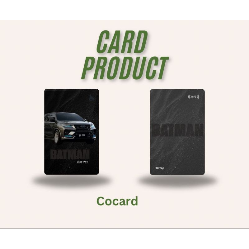 

Kartu Nama berteknologi NFC Costume