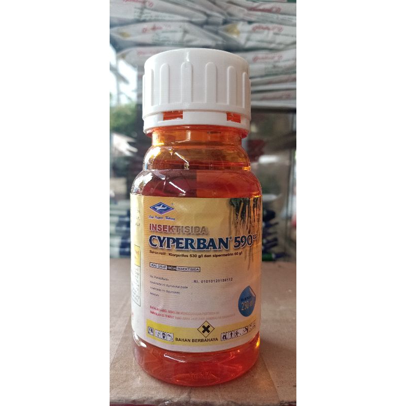 INSEKTISIDA KONTAK CYPERBAN 590EC CAP KAPAL TERBANG