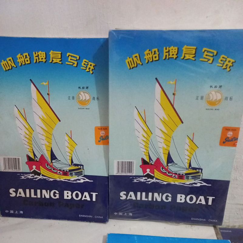 

MURAH!! KERTAS KARBON SAILING BOAT ISI 100 BLACK one side
