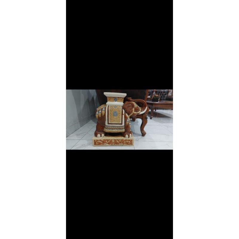 Preloved Patung Gajah Original Thailand