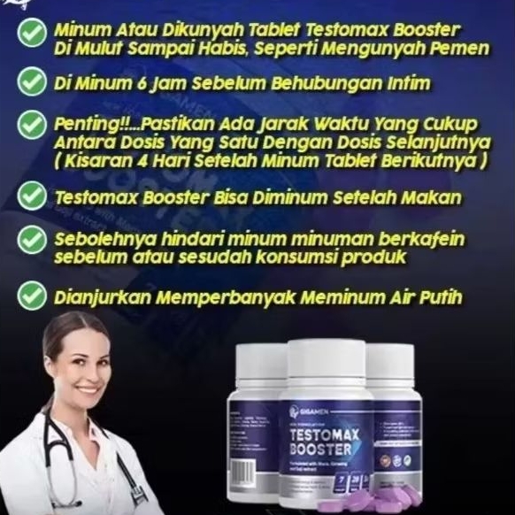 TESTOMAX BOOSTER Asli 100% Original