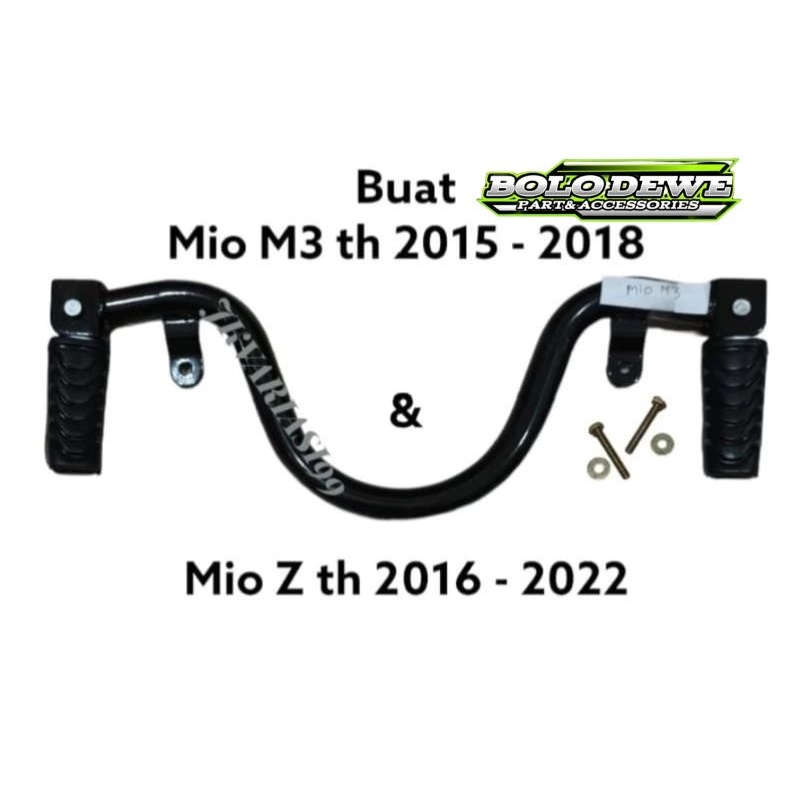 Pijakan kaki bastep footstep depan aksesoris motor yamaha mio sporty smile soul GT M3 Z gear 125 mio
