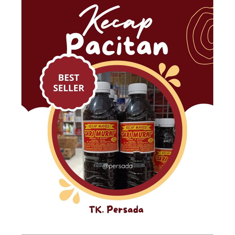 

Kecap Pacitan 600ml - Kecap Sari Murni 600 Ml - Kecap Soto - Kecap Manis - Kecap Lokal - Kecap Sate