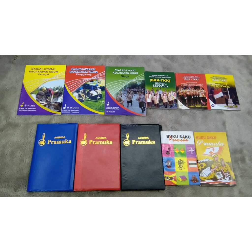 

Buku Agenda Pramuka Buku Saku Pramuka Buku SKK Pramuka Buku SKU Pramuka
