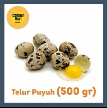 

Telur Puyuh (500 gram) Telurin Aja Dulu
