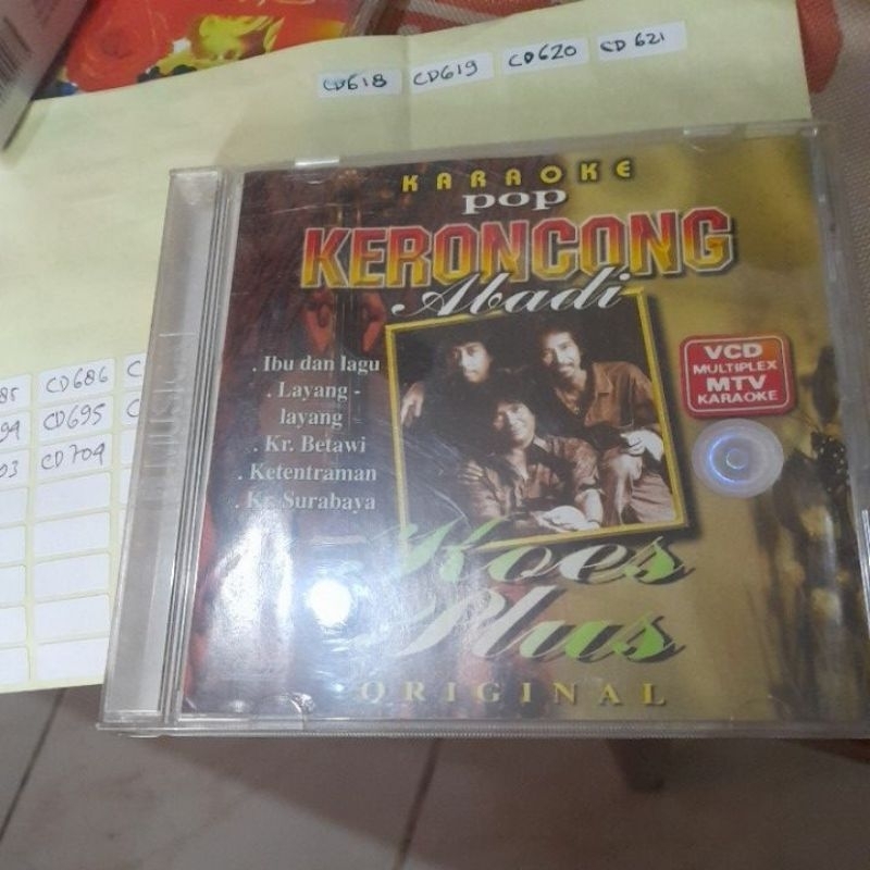 vcd karaoke pop keroncong abadi koes plus original (CD685