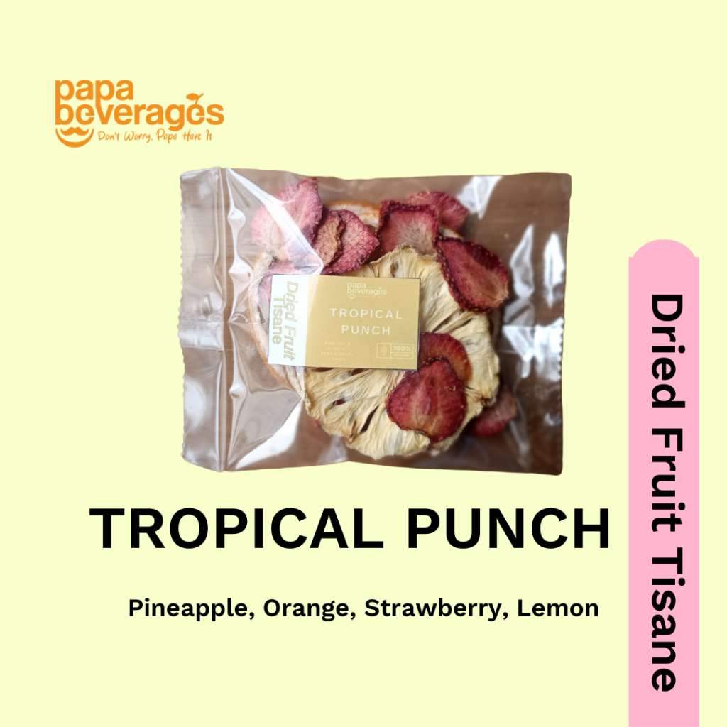 

TROPICAL PUNCH | Detox Infused Water / Brew Tea Tisane | Blend Dried Fruit Buah Kering Premium Tisane Sachet Natural | TEH HERBAL BUAH KERING