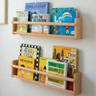 Rak Buku Panjang Kokoh rak buku dinding rak buku anak Rak buku ruang kelas tempat buku pojok baca