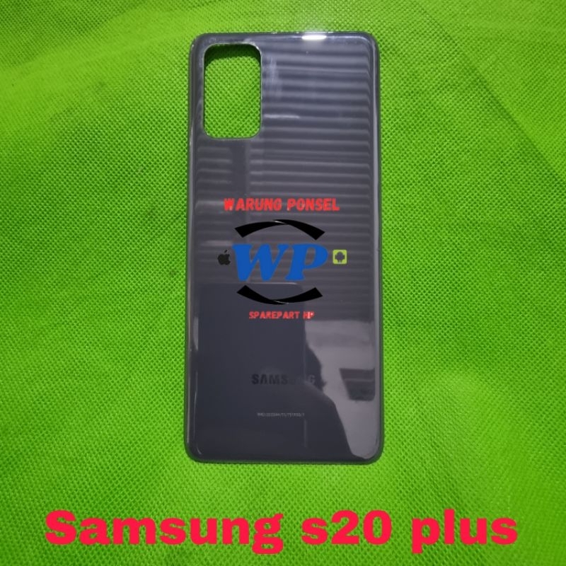 BACKDOOR BACKCOVER TUTUP BELAKANG SAMSUNG S20 PLUS ORI COPOTAN NORMAL