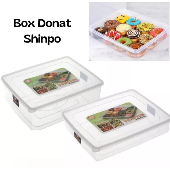 Tempat Roti/Box Donat/Kotak Donat Plastik DONATSU SIP 306