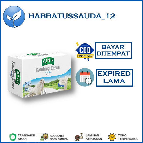 

AMH Susu Kambing Etawa Rasa Vanilla Per Sachet | Full Cream 1 Box Isi 10 Sachet