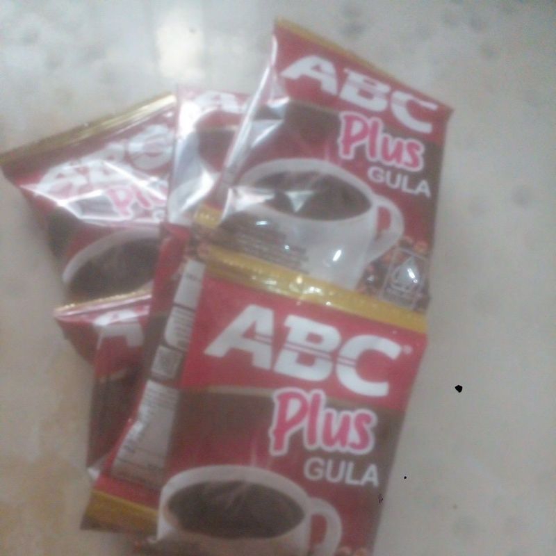 

Kopi abc plus kopi mix dan gula isi 10 pcs kopi kapal api group