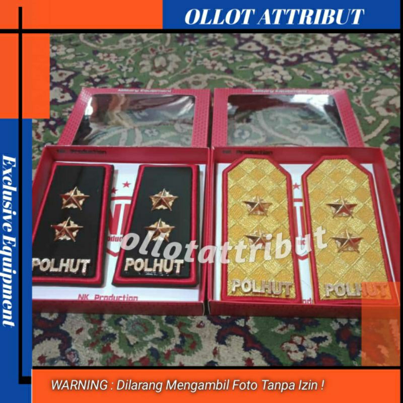 PANGKAT POLHUT 4D LIS MERAH | PANGKAT POLHUT BINTANG 2 LIS MERAH