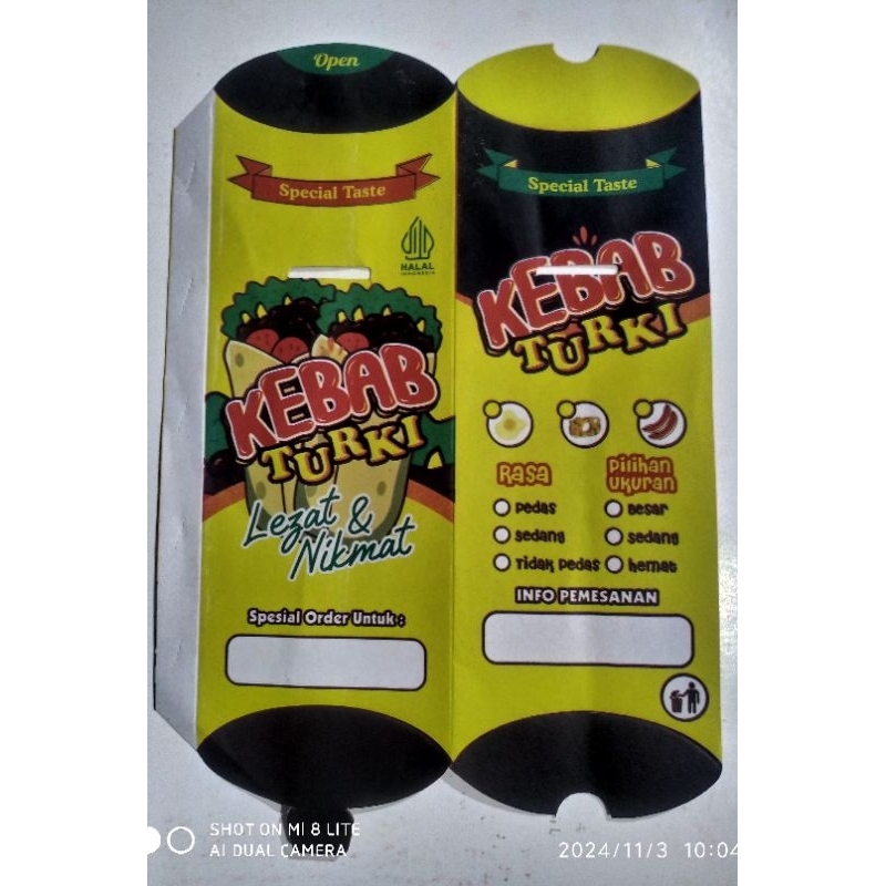 kemasan kebab 50 pcs