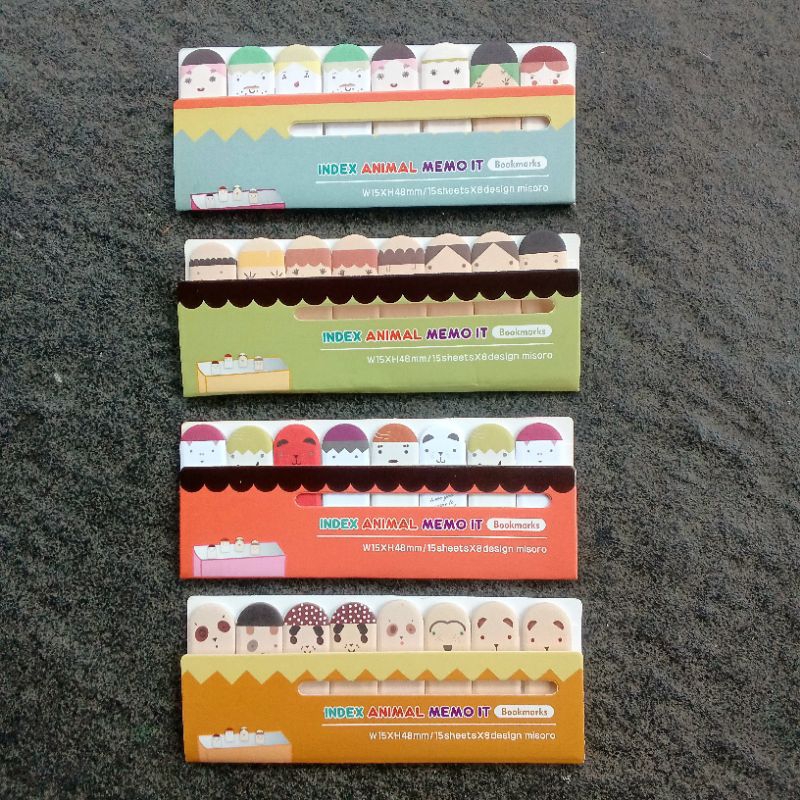 

Penanda Buku Sticky Note Animal ( Pcs ) [ Original ]