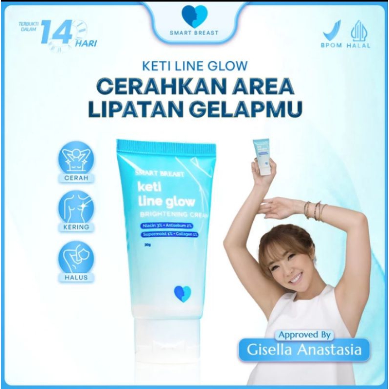Smart Breast Keti Line Glow
Brightening Cream | Pemutih Ketiak