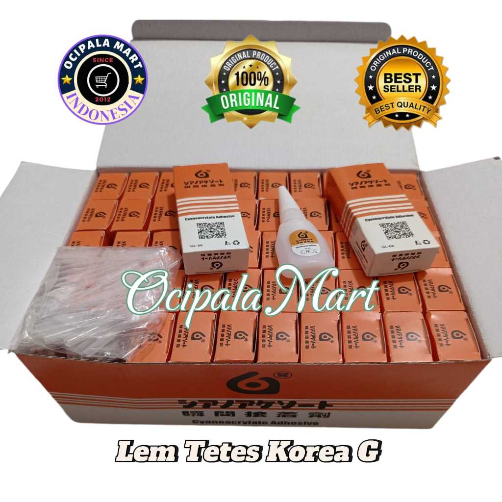 

Lem Korea Serbaguna G Original Perkotak/50Pcs