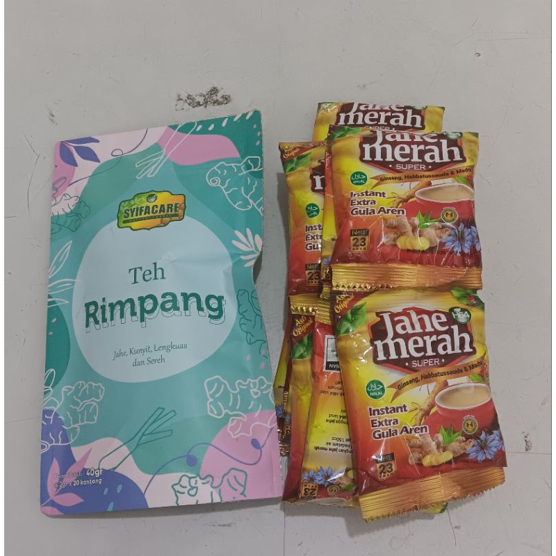 

PROMO !!! TEH RIMPANG free jahe merah 2 renceng teh antioksidan alami, teh diet alami