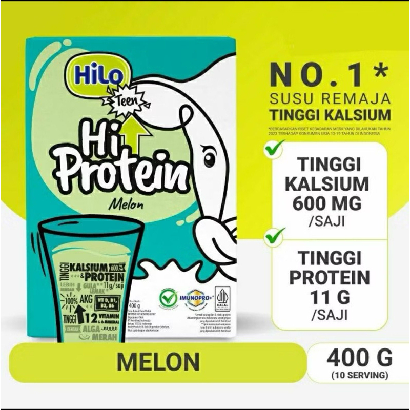 

Hilo Teen Hi Protein Melon 400G