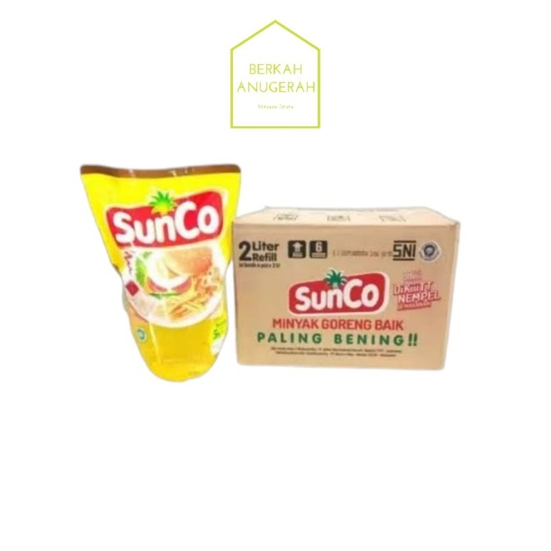 

Minyak Goreng Sunco 1 Dus 2L X 6 Pcs [Instant GoJek & Spx]