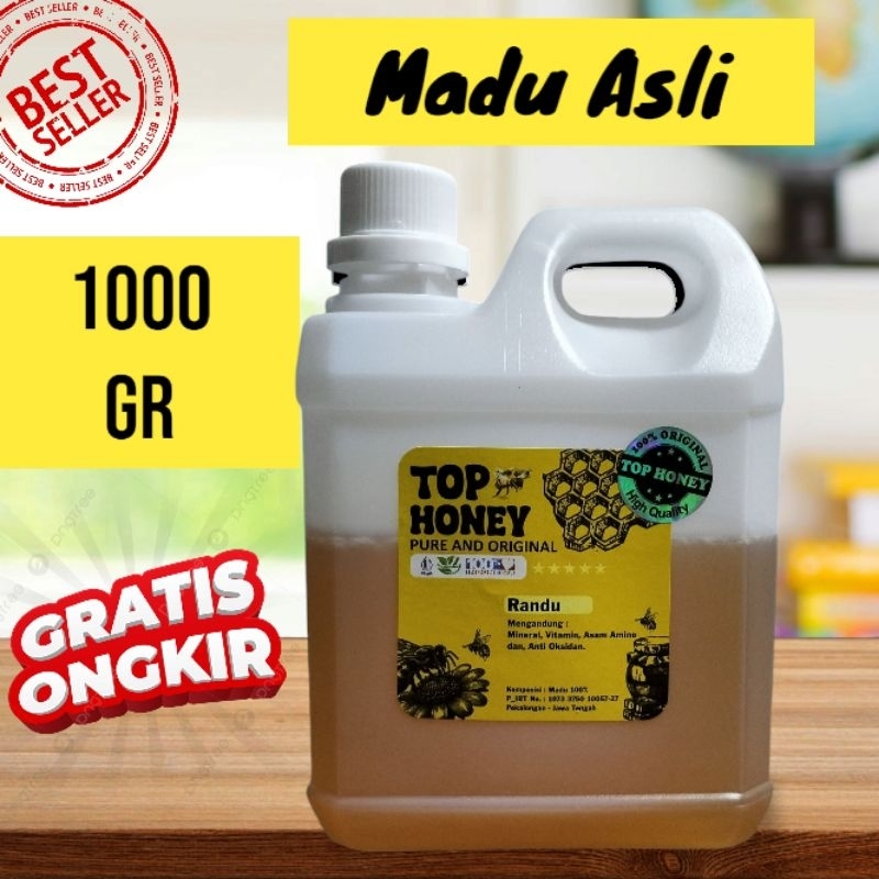 

Top Honey - Madu Asli Madu Randu Original - 1kg