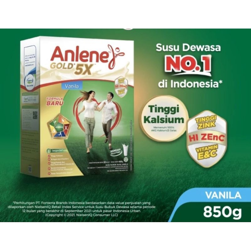 

anlene gold rasa vanila 850g