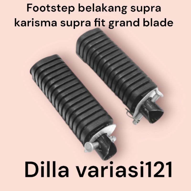 footstep belakang astrea grand supra x supra fit karisma honda blade footstep belakang astrea grand