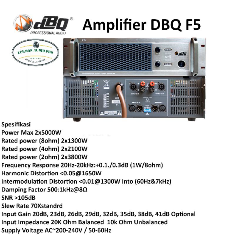 Power amplifier DBQ F5 Original