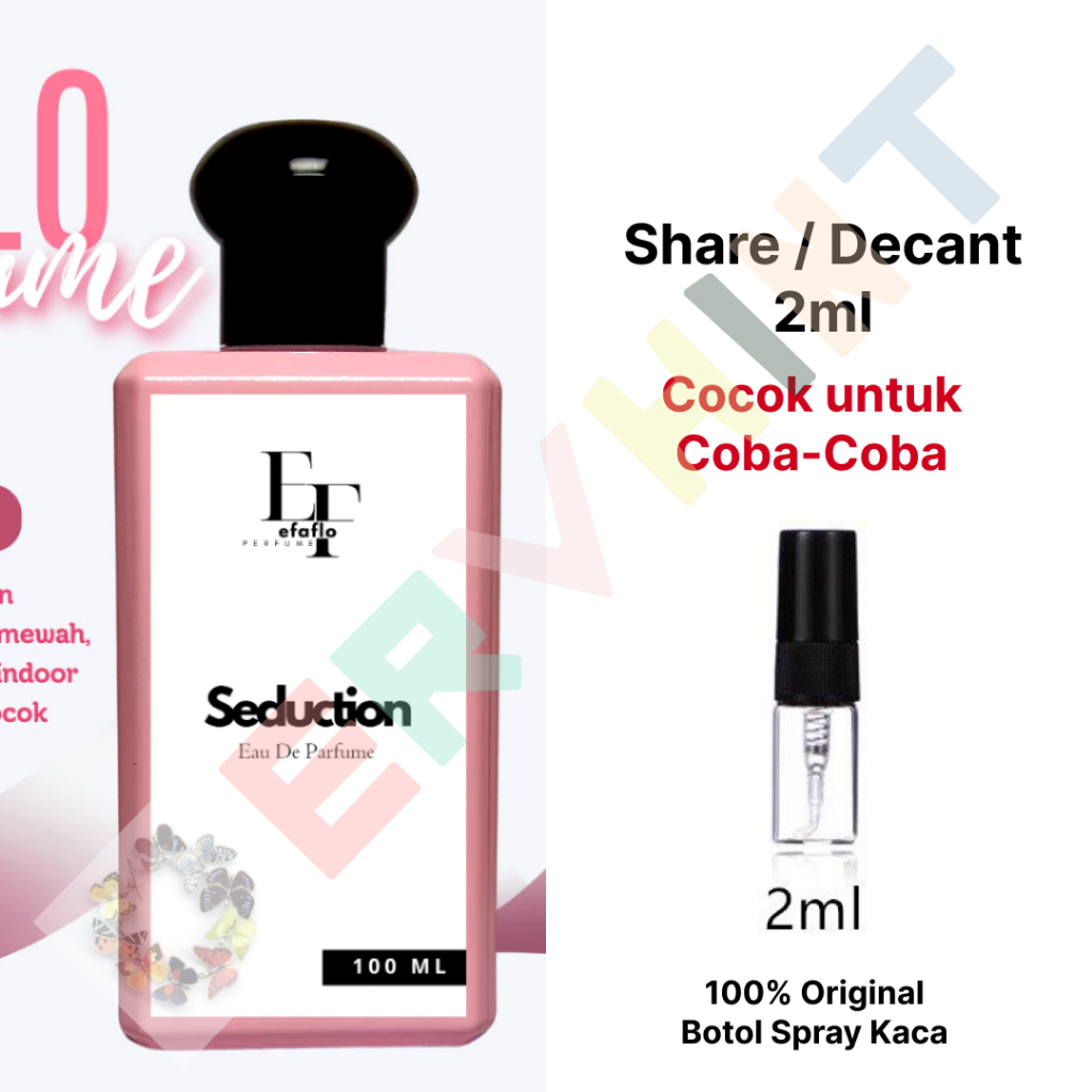 [Share / Decant] Efaflo Seduction Parfum Wanita Tahan Lama EDP Eau De Parfum Perfume Parfume Hampir 