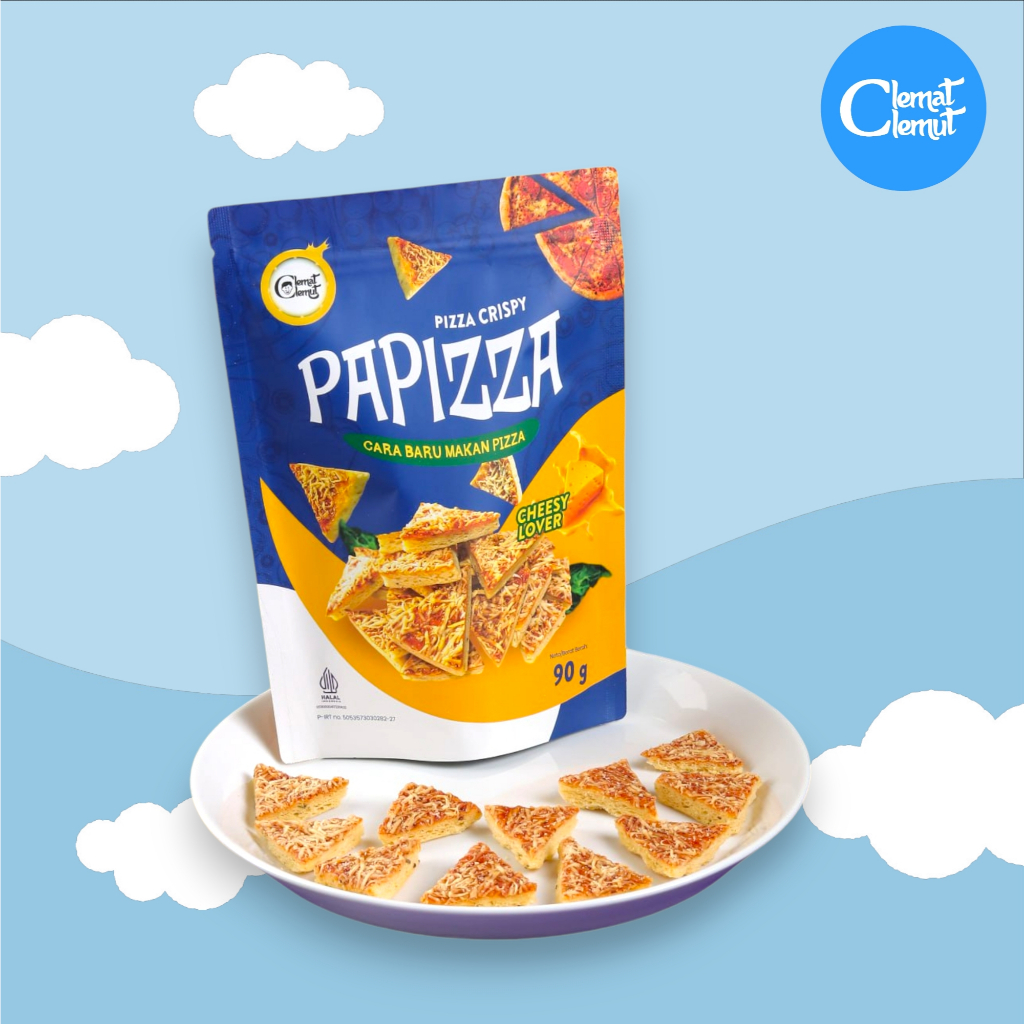 

PAPIZZA PIZZA CRISPY CHEESE LOVER 90GR | KERIPIK KRIPIK PIZZA RENYAH GURIH | CARA BARU MAKAN PIZZA